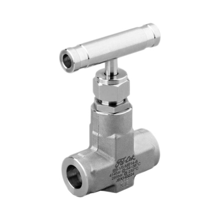 SS-V6-F12-15 Игольчатый клапан серия V6 [Внутренняя резьба NPT 3/4"] Cv-3,27(Ду-15 мм) Тип: Прямой; 