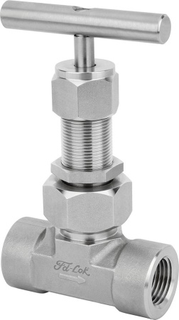 SS-V3-F4-4 Игольчатый клапан серия V3 [Внутренняя резьба NPT 1/4"] Cv-0,35(Ду-4 мм) Тип: Прямой; Мат