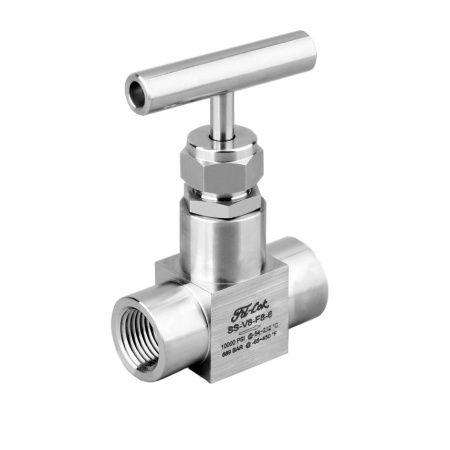 SS-V8-M4-4-P Игольчатый клапан серия V8 [Внешняя резьба NPT 1/4"] Cv-0,35(Ду-4 мм) Тип: Прямой; Мате