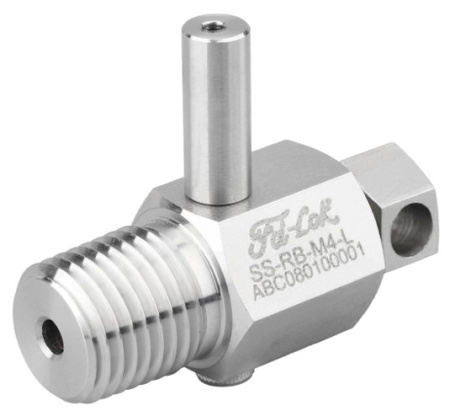 SS-RB-NT4-L Сбросной клапан серия RB, [Внешняя резьба NPT 1/4"] Материал: Нержавеющая сталь 316 Температура: от -63 до 454 °С; Давление до 689 Бар